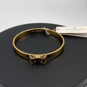 Kate Spade New York Moon River Take a Bow Gold Plated Bangle New